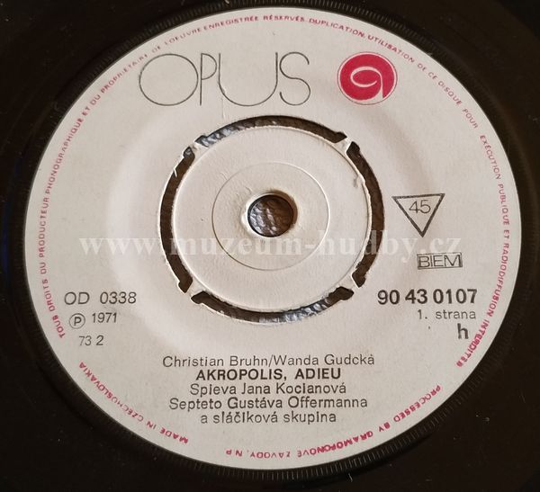 Jana Kocianová, Septeto Gustava Offermanna