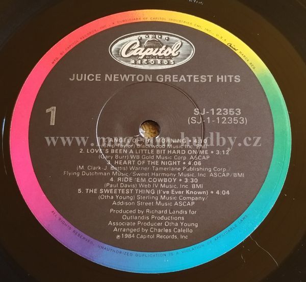 Juice NewtonGreatest Hits online vinyl shop, gramofonové desky