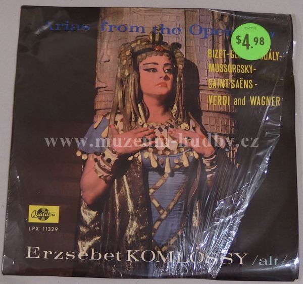 Bizet, Mussorgsky, Saint-Saëns, Verdi, Wagner, Kodály, Gluck, Erzsébet Komlóssy