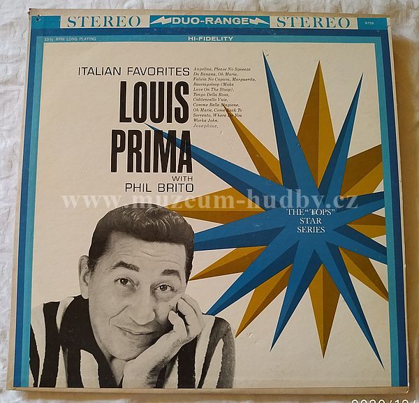 Louis Prima With Phil Brito
