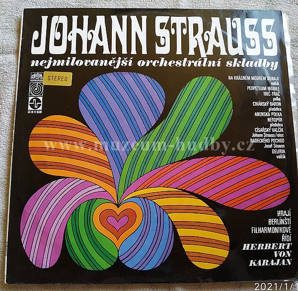Johann Strauss hrají Berlínští Filharmonikové řídí Herbert von Karajan