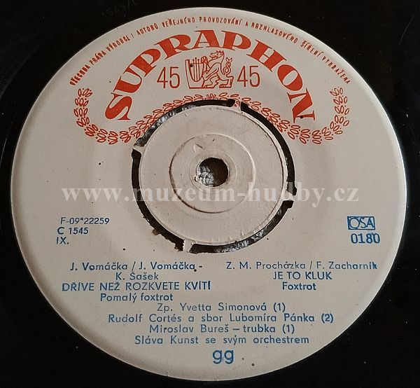 Sláva Kunst Se Svým Orchestrem