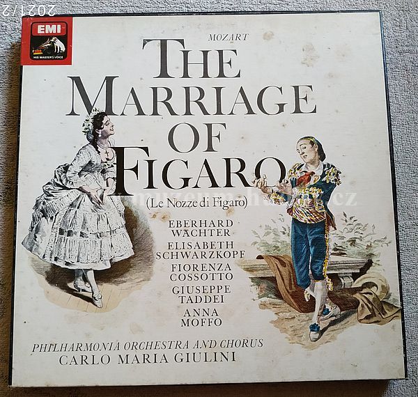 Mozart - Eberhard Wächter, Elisabeth Schwarzkopf, Fiorenza Cossotto, Giuseppe Taddei, Anna Moffo, Philharmonia Orchestra And Chorus, Carlo Maria Giulini