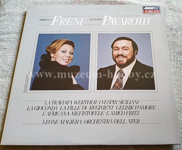 Mirella Freni , Luciano Pavarotti, Leone Magiera, Orchestra Dell'Ater