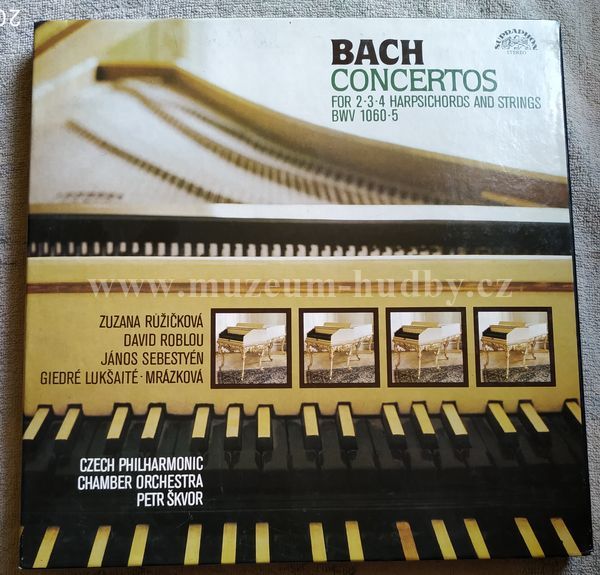 Bach, Zuzana Růžičková, David Roblou, János Sebestyén, Giedré Lukšaité-Mrázková, Czech Philharmonic Chamber Orchestra, Petr Škvor