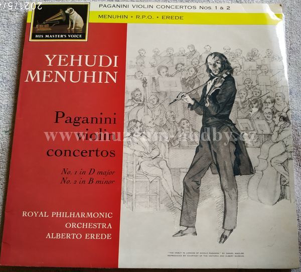 Paganini, Yehudi Menuhin, The Royal Philharmonic Orchestra, Alberto Erede
