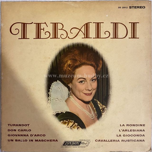 Renata Tebaldi, The New Philharmonia Orchestra & Oliviero de Fabritiis