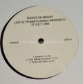 David Gilmour (Pink Floyd)-Live At Pennsylvania University 12 July 1984