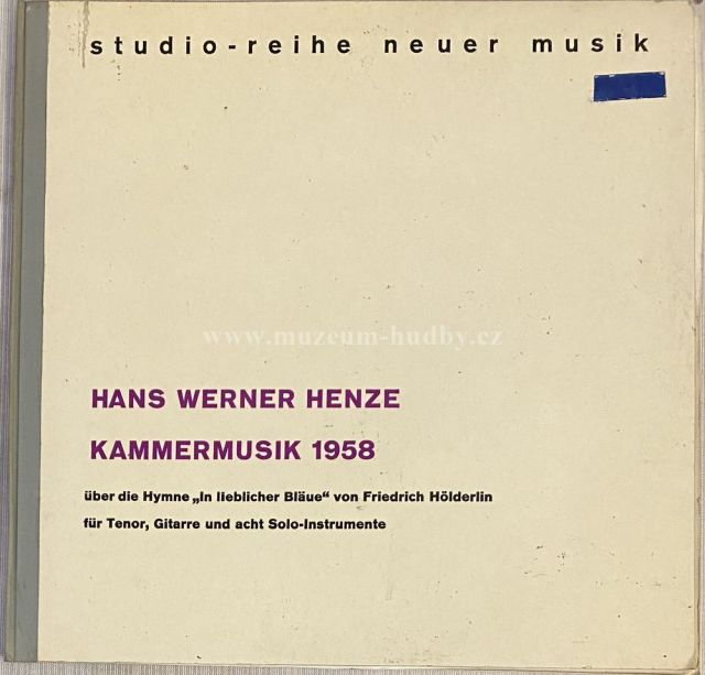 Hans Werner Henze, Friedrich Hölderlin