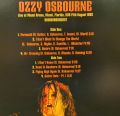 Ozzy Osbourne-Live at Miami Arena, Miami, Florida USA, 14th August 1992