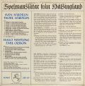 Sven Härdelin & Thore Härdelin, Hugo Westling, Emil Olsson-Spelmanslåtar Från Hälsingland