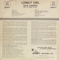 Julie London-Lonely Girl