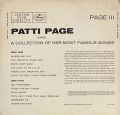 Patti Page-Page 3: A Collection Of Her Most Famous Songs