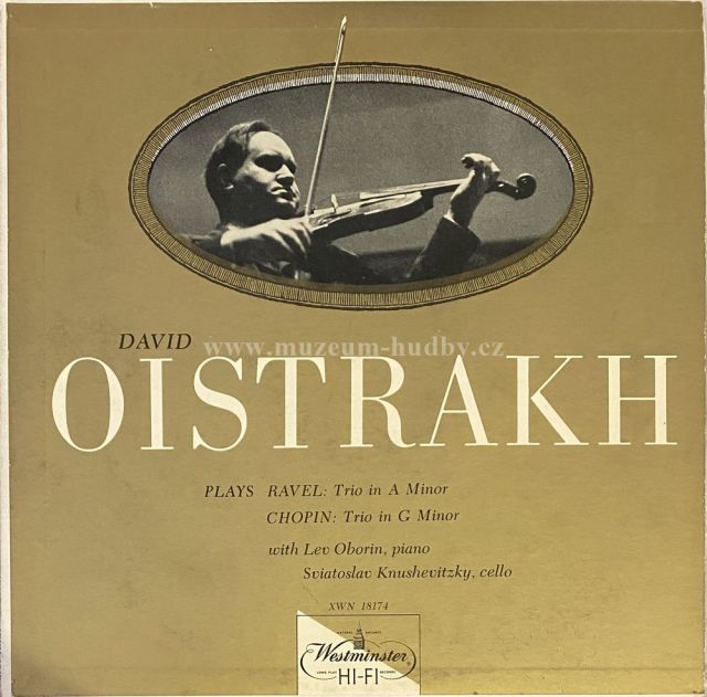 David Oistrakh Plays Chausson, Glazounov / Ravel, Kabalevsky