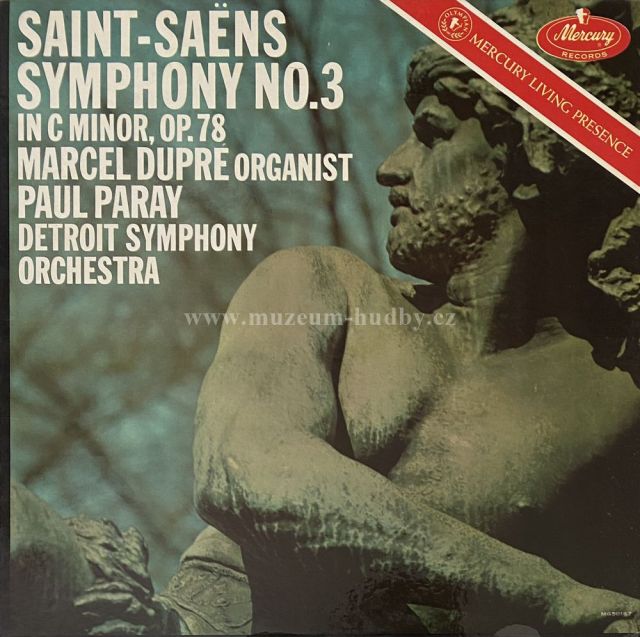 M. Dupré, P. Paray, C. Saint-Saëns, Detroit Symphony Orchestra