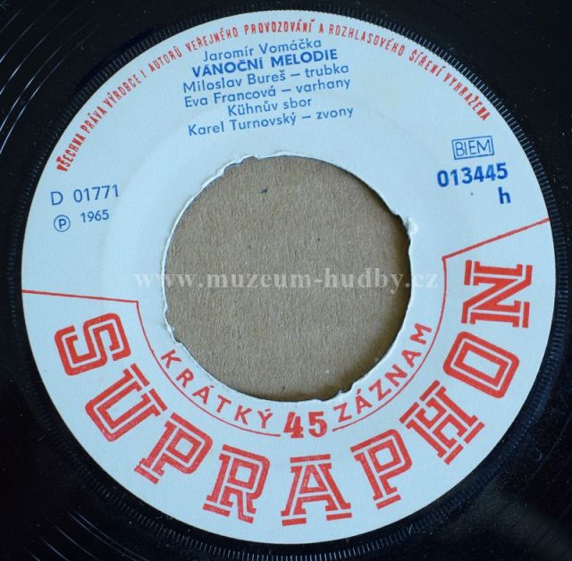 Various – Vánoční Melodie / Večerka