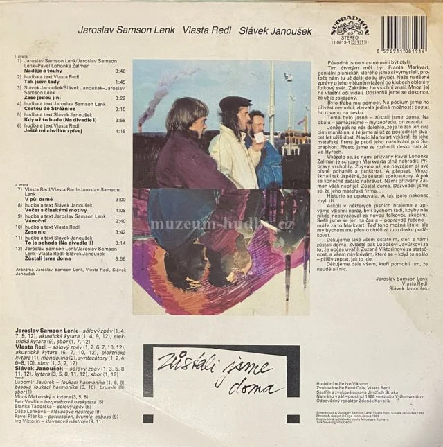 Jaroslav Samson Lenk, Vlasta Redl, Slávek Janoušek - Obrázek 2