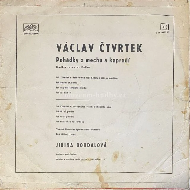 Václav Čtvrtek, Jiřina Bohdalová - Obrázek 2