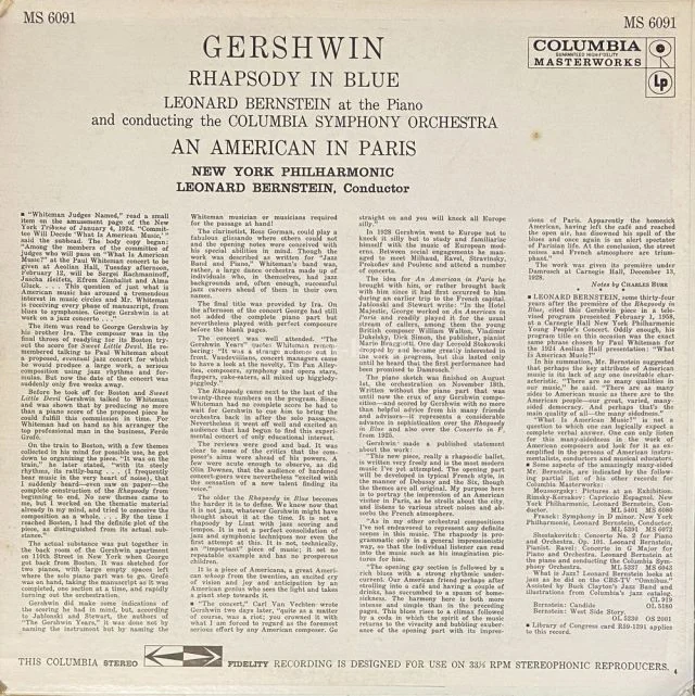 George Gershwin, Leonard Bernstein - Obrázek 2
