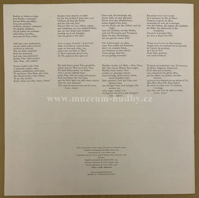 Jakub Jan Ryba, Czech Philharmonic Chorus And Czech Philharmonic Orchestra, Lubomír Mátl - Obrázek 5