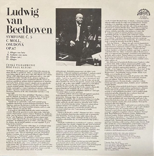 Ludwig van Beethoven, The Czech Philharmonic Orchestra, Paul Klecki - Obrázek 2