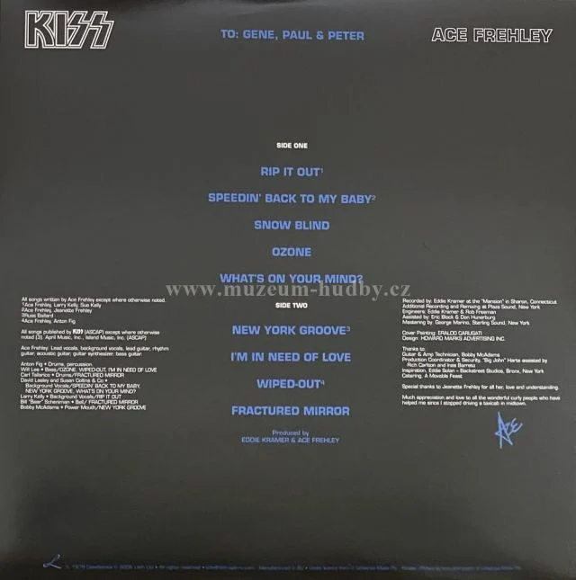 Kiss, Ace Frehley - Obrázek 3