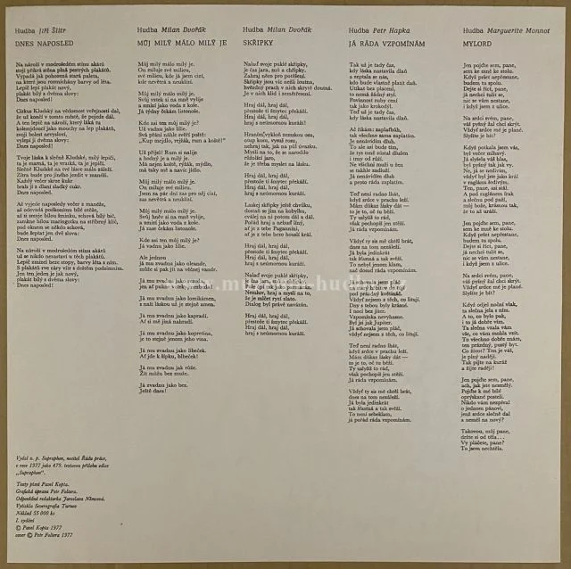 Hana Hegerová, Pavel Kopta - Obrázek 4