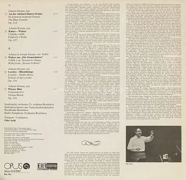Radio Symphony Orchestra Bratislava, Otto Aebi - Obrázek 2