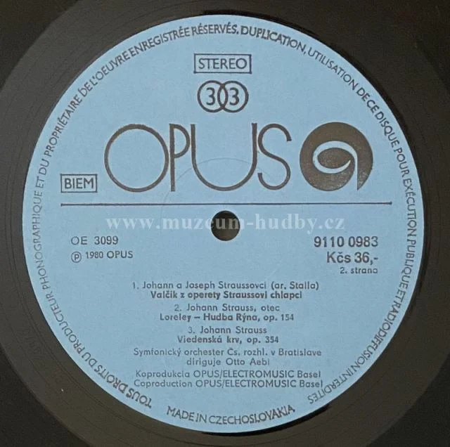 Radio Symphony Orchestra Bratislava, Otto Aebi - Obrázek 5