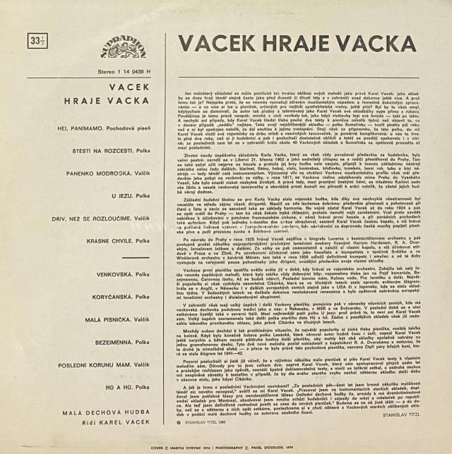 Karel Vacek, Malá Dechová Hudba - Obrázek 2