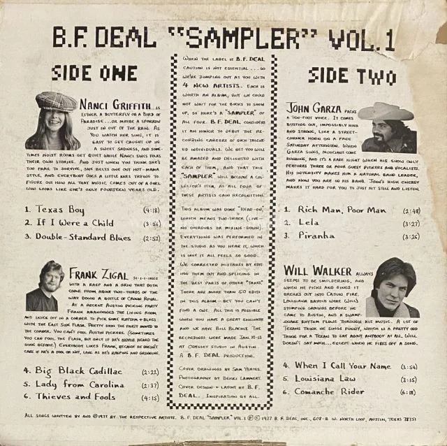 Frank Zigal / Nanci Griffith / Will Walker / John Garza - Obrázek 2