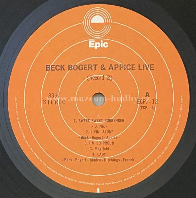 Beck Bogert & Appice - Obrázek 8