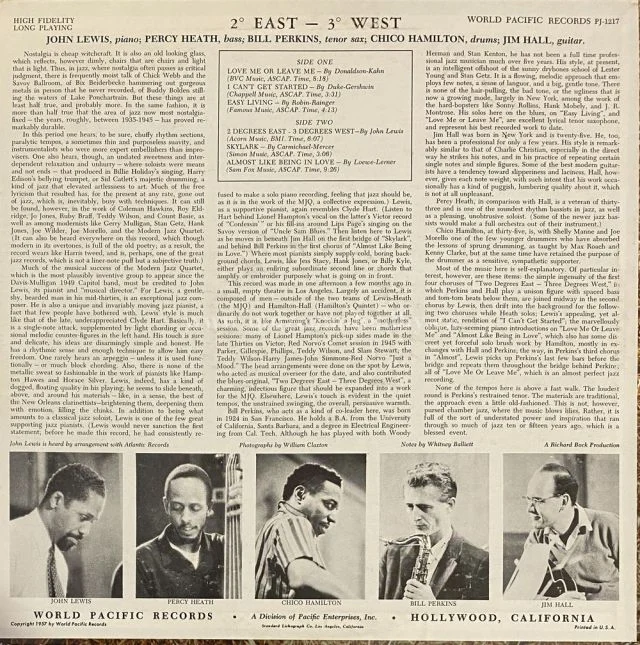 John Lewis, Percy Heath, Jim Hall & Others - Obrázek 2