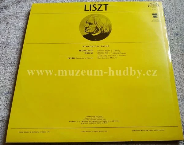 Ferenc Liszt - Symfonický Orchestr Čs. Rozhlasu , Řídí Stanislav Macura - Obrázek 2