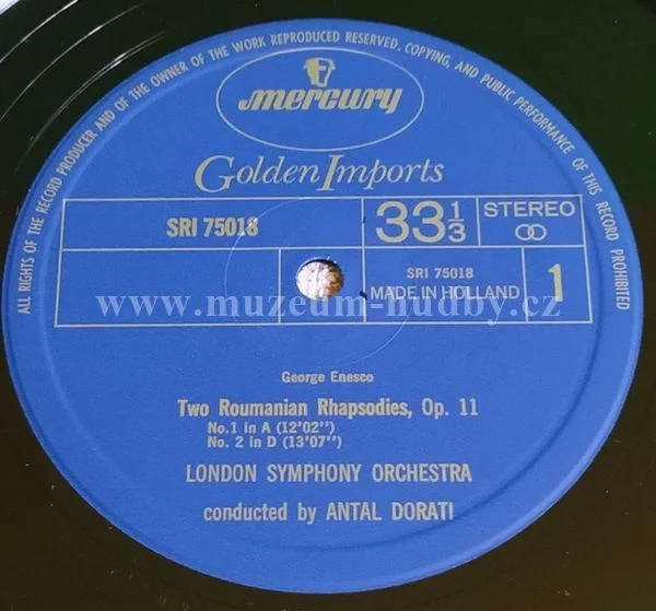 Liszt & Enesco, London Symphony Orchestra, Antal Dorati - Obrázek 3