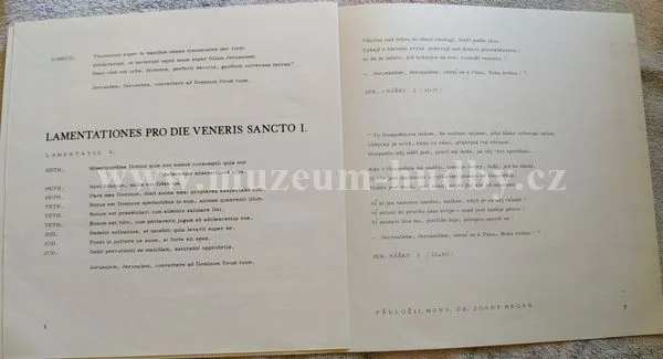 Jan Dismas Zelenka / Nedda Casei / Theo Altmeyer / Karel Berman, Ars Rediviva, Milan Munclinger - Obrázek 5