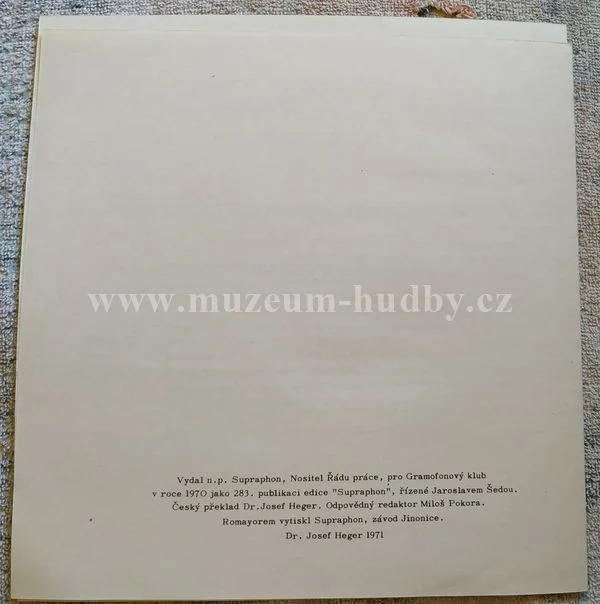 Jan Dismas Zelenka / Nedda Casei / Theo Altmeyer / Karel Berman, Ars Rediviva, Milan Munclinger - Obrázek 6