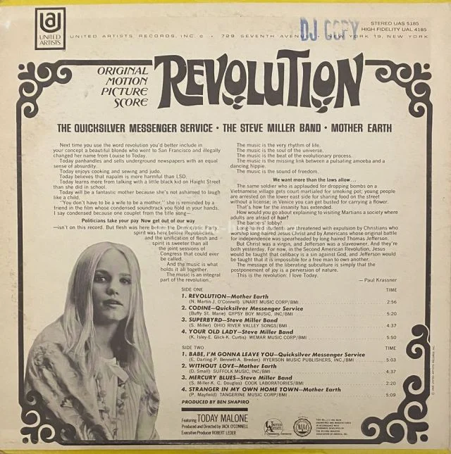 Mother Earth, Steve Miller Band, Qicksilver Messenger Service - Obrázek 2