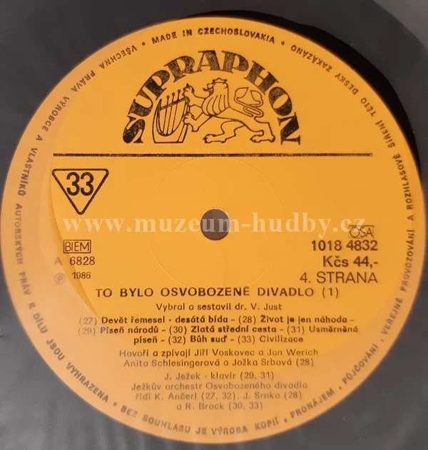 Jiří Voskovec a Jan Werich, Jaroslav Ježek, Ježkův Orchestr Osvobozeného Divadla - Obrázek 7