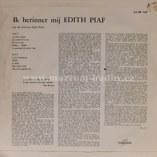 Edith Piaf - Obrázek 2