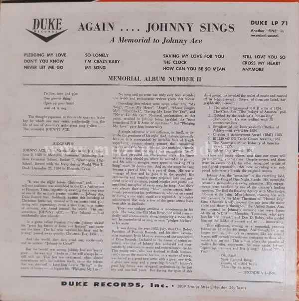 Johnny Ace - Obrázek 2