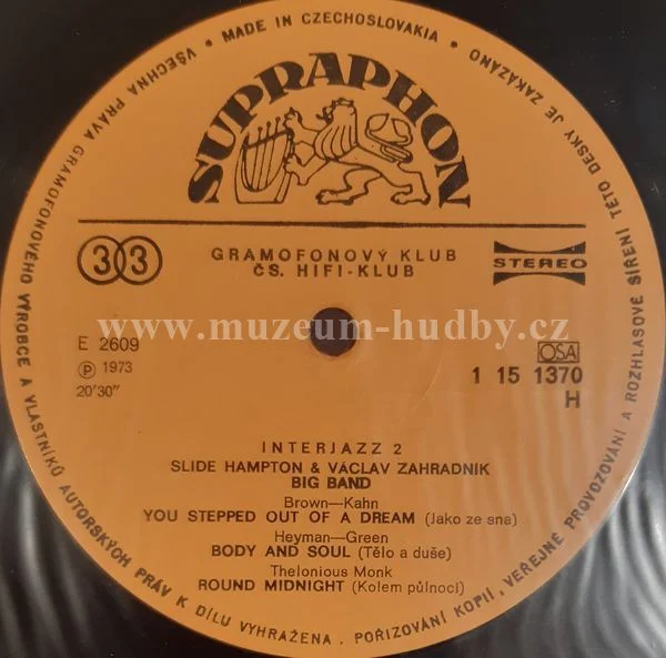Slide Hampton & Václav Zahradník Big Band - Obrázek 5
