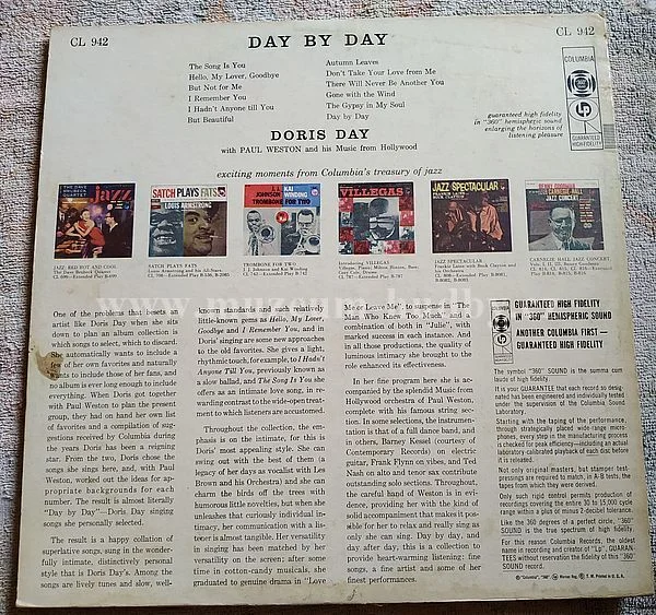 Doris Day With Paul Weston And His Music From Hollywood - Obrázek 2
