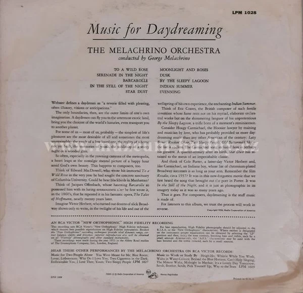 The Melachrino Orchestra Conducted By George Melachrino - Obrázek 2