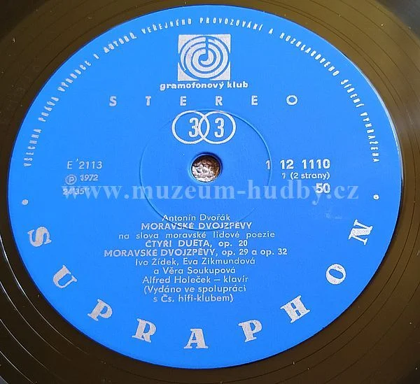 Antonín Dvořák - Eva Zikmundová, Ivo Žídek, Věra Soukupová, Alfred Holeček - Obrázek 6