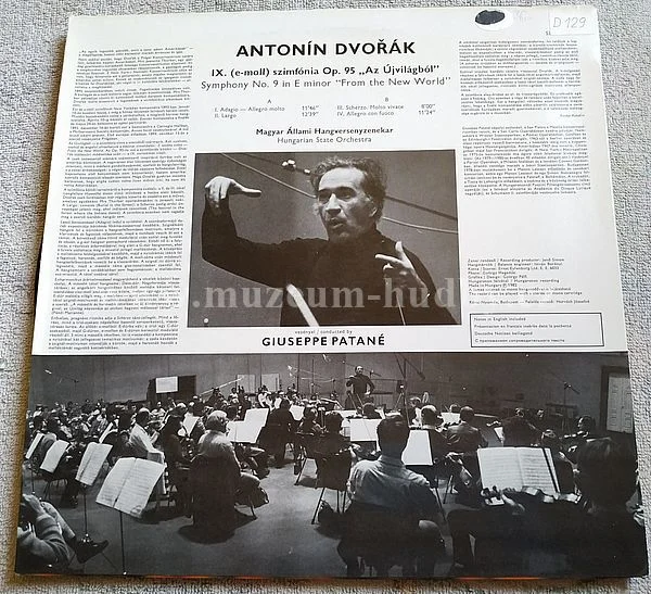 Antonín Dvořák, Hungarian State Orchestra, Giuseppe Patan? - Obrázek 2