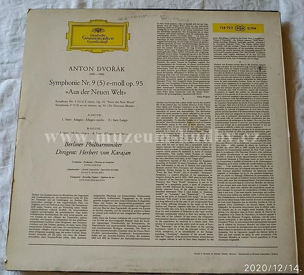Anton Dvořák ? Berliner Philharmoniker ? Herbert von Karajan - Obrázek 2