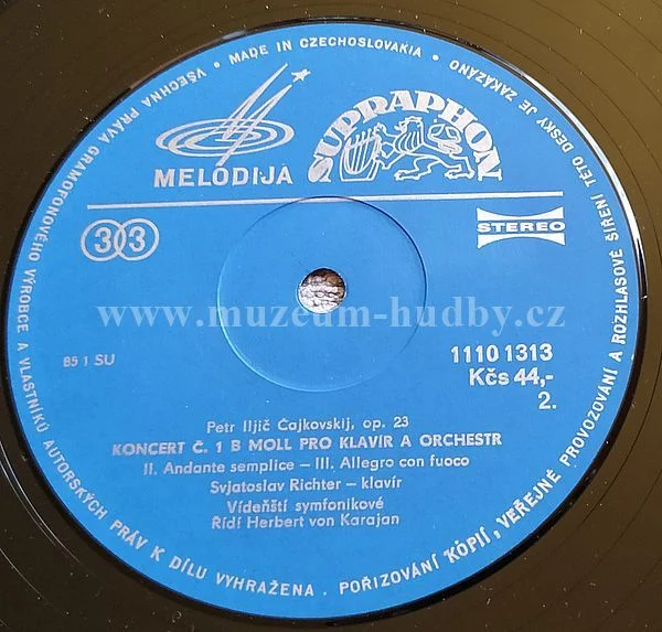 Čajkovskij, Svjatoslav Richter, Vídenští Symfonikové - Obrázek 3