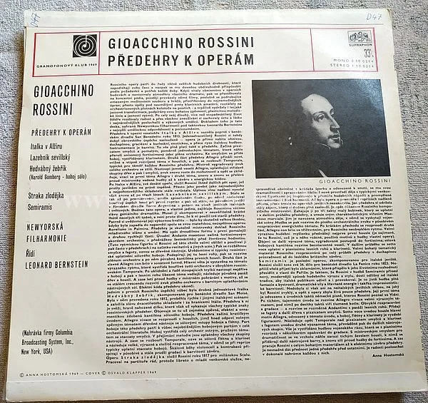 Leonard Bernstein a Newyorkská Filharmonie, Gioacchino Rossini - Obrázek 2