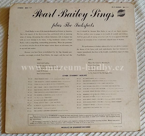Pearl Bailey Plus The Inkspots - Obrázek 2